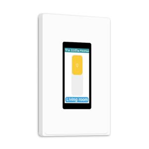 LANBON L9-HS LCD Smart Light Switch Motion Sensor,Single Pole,3 Way,Needs Neutral Wire,2.4GHz Wi-Fi Touch Smart Switch Work with Alexa&Google Home,Motion Activated Light Switches for CFL/LED/INC Bulb