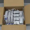 Ensenior 6 Pack 6 Inch LED Recessed Light, Dimmable, 6000K Clear White, 1200LM High Brightness, 12W 120V, Damp Rated, Ultra-Thin Canless Wafer Ceiling Light - ETL & FCC & IC