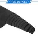 Headliner Fabric 40" L x 60" W Interior Trim DIY Roof Repair Replacement for Car Truck RV SUV Boat Automotive Suede Fabric Black