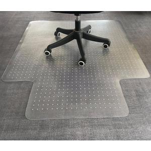 45" x 53" Office Chair Mat for Carpet, Heavy Duty Floor Protector, 45"x 53" Clear