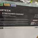 ARTEZA Stretched Canvas, 36 x 48 Inches, Pack of 5, Blank White Large Canvas for Painting for Acrylic, Oil and Gouache Paints