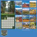 TF Publishing 2026 National Parks Wall Calendar - Large Grids for Appointments and Scheduling - Vertical Monthly Wall Calendar 2026 with Premium Gloss Paper for Home and Office Organization - 12x12in