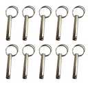 2 x 10Pcs Safety Pin for Skyjack (3/8" Diameter x 2" L) 100509 Skyjack Parts Quick Release Pin for Skyjack Scissor Lifts SJIII 3215 SJIII 3219 SJIII 3220 SJIII 3226 SJIII 4620 SJIII 4626 SJIII4632