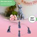 Goodeco Dog Statue with Solar Butterfly - Ideal Gifts for Mom, Dad or Birthdays, Beautifully Crafted Outdoor Decorations to Wow Your Guests