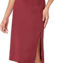 Speechless Women's Sleeveless Midi Fitted Dress (1, Red)