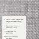 Chilewich Basketweave Placemats - Woven Placemats Set of 4 - Reusable, Stain-Resistant, Indoor/Outdoor Tabletop Protection - Shadow - 14" x 19" Rectangle