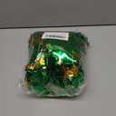 20/40/60/80 FT St Patricks Day Garland Decor Gold Green Shamrock Hat Tinsel Garland, Shiny Metallic Streamer Twist Garland Hanging St Patricks Day Decorations for Home Indoor Outdoor Party Supplies