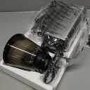 AMZCHEF Coffee Grinder, Coffee Bean Grinder for Home Use with Precise Grinding, LED Control Panel, Detachable Funnel Stand, Anti-static Design, 48 Grind Settings, Silver