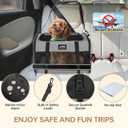 Soft Cat Carrier, Large Foldable Pet Carrier with Four-Sided Breathable Mesh, Safety Leash Included, 20 x 13 x 13 Inches, Travel Bag for Cats & Small Dogs, Grey