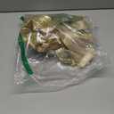 Christmas Tree Topper Bow, 43x13 Inches Large Toppers Bows for Christmas Tree, Glitter Satin Mesh Streamer and Wired Edge, Xmas Ornament Treetop Hanging Decorations & Gift