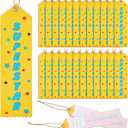Wavwavw 100 Pcs Superstar Award Ribbons Bulk 8" x 2" Prizes Ribbons with Event Card and String Award Prize Gift for Tournaments Competitions Party Classroom Home Study Supplies