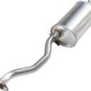 Exhaust Muffler Compatible with 2014-2018 Nissan Versa Note 1.6L, Free Gasket, Hanger and Bolts & Nuts Included, Direct-Fit Replacement