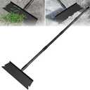 Large Garden Flat Shovel, 63" Long Handle Floor Scraper, Multifunctional Garden Cleaning Shovel, Gardening Spade Shovels Weed Ice Scraper for Edging, Weeding, Landscaping, Removing Ice and Snow