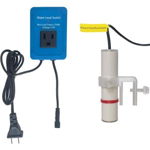 Aquarium Safety Switch For Auto Top Off System Failed,High Water Level Power-Off Switch,Saltwater Fish Tank Automatic Water Level Contrtoller,Pump Control,Prevent Water Overflow