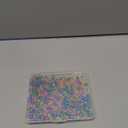 Poen 500 Pieces Mini Dice with Portable Plastic Box Casino Game 6 Sided Small Dice, 5mm Bulk Tiny Colored for Casino Night Parties Board Games Early Elementary Math Learning (Clear Multicolored)