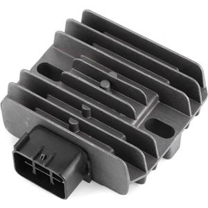 Voltage Regulator Rectifier, Aluminum Voltage Regulator Moto Rectifier 21066 0010 Motorcycle Accessories Fit for Kawasaki Mule 600/610/SX/KAF400