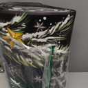 Ileading Christmas Kitchen Rugs Set of 2, Black Xmas Balls Decorative Anti Fatigue Non Slip Memory Foam Waterproof Standing Mats Winter Holiday Decor Floor Carpets for Sink Hallway