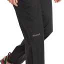 MARMOT Women's PreCip Eco Rain Pant – Lightweight, Waterproof, Packable Hiking Pants Made with Recycled Materials, Short, Black, Small