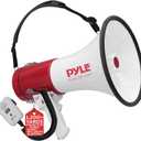 Pyle Portable Megaphone Speaker PA Bullhorn-Built-in Siren, 50W Adjustable Volume Control &1200 Yard Range-Ideal for Any Outdoor Sports, Cheerleading Fans & Coaches or for Safety Drills - PMP52BT