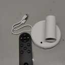 EZVALO Battery Powered LED Spotlight Indoor, Wireless Picture Lights with Remote, 5500mAh Rechargeable Mini Display Light, Uplighting Indoor for Artwork, Tree, Painting, Portrait (White-1Pack)