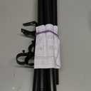 Curtain Rods for Windows 32 to 96 Inches - Black 1 Inch Diameter Curtain Rods, Adjustable Heavy Duty Curtain Rod with End Cap Style, Easy Installation and Modern Design