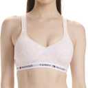 Tommy Hilfiger Womens Light Lift Classic Cotton Bralette Bra (Medium, Round Tie Dye Pink Dogwood)
