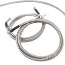 MUCO Stainless Fuel Line kit 819-812 for Chevy Avalanche 1500 Suburban1500 Tahoe 2004 2005 2006 GMC Yukon GMC Yukon XL 1500 Flex Fuel Flexible Braided Lines Stainless Steel