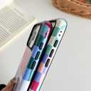 Compatible with iPhone 17 Pro Max Case, Cute Colorful Checkered Case with Shockproof Slim Soft TPU and Hard PC Protective Cover for Women/Men Designed for iPhone 17 Pro Max 6.9'', Colorful 2