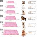 Mora Pets Dog Bed Crate Pad Ultra Soft Pet Bed with Cute Star Print Washable Crate Mat for Large Medium Small Dogs Reversible Fleece Dog Crate Kennel Mat Cat Bed Liner 29 x 21 inch Pink