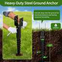 Little Library Mount Kit, Waterproof 4x4x31.5" Wood Post, Post Bracket, No-Dig Ground Anchor, Easy Installation for Outdoor Use, Ideal for Community Sharing, Support All Sizes of Little Libraries