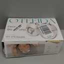 Hands Free Breast Pump Wearable MY375  Strong Suction, Low Noise, Wearable Breastfeeding Pump with 4 Mode &12 Levels, Portable Electric Breast Pump 24mm  19/21/Insert/Flange, 2 Pack (White)