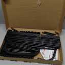 2 Tier Metal Shoe Organizer - Free-Standing, Easy to Assemble, Holds Up to 6 Pairs of Shoes for Closet or Entryway