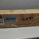 7.5FT Pre-lit Pencil Christmas Tree Spruce with Remote Control, 350 Warm White Multi-Color Lights, Artificial Hinged/Slim/Skinny/Feel Real/Realistic for Home, Holiday Decoration Dual Color LED (Green)