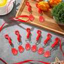 Red Ribbon Week Supplies Bulk Drug Free Keychains Red Ribbon Week Gift Keychains for Anti-drugs Campaigns