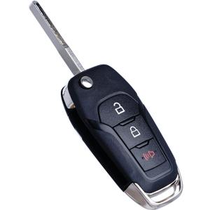 MechanMagic Flip Key Fob Replacement Compatible for Ford F-150 F-250 F-350 2015-2022 Explorer (2016-2022) F-350 F-450 Ranger Ecosport Bronco Ignition Key Keyless Entry Remote N5F-A08TAA