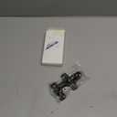 Door Reinforcement Lock Latch Swing Bar Lock for Home Security Front Door Locks for Kids Thicken Solid Aluminium Alloy (Black)