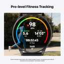 AI Chatgpt,Smart Watch for man,Translator Watch,Fitness Tracker with Heart Rate & Sleep Monitor,Answer/Make Call,AMOLED Touchsreen,Smartwatch for iPhone/Samsung/Android,50+Sport Modes,3ATM Waterproof