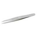 Tweezerman Steel Point Tweezer, Silver, 2 x 6 inches, Modern, Professional Quality for Eyebrow Precision, Facial and Ingrown Hair Removal