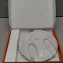 Kinwin 30W Fast Charging Dock for Meta Quest 3S/3/2, Magnetic Charger Station Stand for Oculus Quest 3S/3 Accessories with 11-Color RGB Light, 2 Rechargeable Batteries & Covers (Round/White)