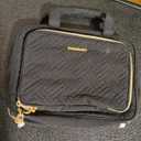 BAGSMART Hanging Travel Toiletry Organizer - Cosmetic Bag for Full Sized Toiletries, Basic-Black