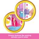 Barbie Mini BarbieLand Doll House Sets, Mini Dreamhouse with Surprise 1.5-inch Doll, Furniture & Accessories, Plus Elevator & Pool