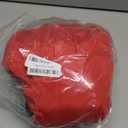 PAWNISAW Dog Winter Coat with Harness Built in, Warm Thick Plush Hooded Dog Snow Jacket for Cold Weather, Windproof Reflective Pet Clothes Outfit for Small, Medium, Large, XL & XXL Dogs Outdoor (Red)