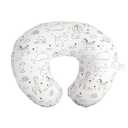 Boppy Original Nursing Pillow, White and Gold Notebook, Ergonomic Nursing Essentials for Bottle and Breastfeeding, Firm Fiber Fill, with Removable Pillow Cover, Machine Washable