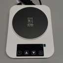 Sourdough Starter Warmer with Glass Dome, Precise 1F Thermostat Control (70-100F), Sourdough Warmer and Dome for Home Baking,24h Timer Auto Warming On/Off Sourdough Warming MatWhite