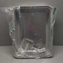 Aothey Stainless Steel Litter Box with Metal Lid and Scoop - Enclosed Metal Litter Box for Small Cats, Rust-Resistant, Odor-Control, Easy to Clean, Durable & Long-Lasting for Kitten (S), Kitten Size