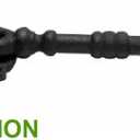 Renovators Supply Manufacturing Door Latch Lock 5.5 in. Black Wrought Iron Hook and Eye Latch for Door with Mounting Hardware
