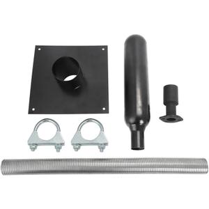 Universal Generator Exhaust Extension Pipe ，Compatible for Honda EU6500is EU7000is 2 Inch Motorcycle Exhaust Pipe Muffler Wall Mount