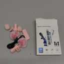 Pink Wireless Lavalier Microphone for iPhone & Android - Mini Clip-On Mic with Noise Cancellation, 65ft Range, 8H Battery, USB-C/Lightning - for TikTok, YouTube, Podcast, Live Streaming