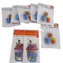 Novelty Erasers Distributed By Seasonal Celebrations Fort Mill 5 PACK, Pop Up Shaker Stickers Distributed By Seasonal Celebrations Fort Mill 2PCS