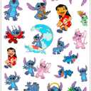 Disney Stitch Party Favor Bags Set - Bundle with 7 Stitch Drawstring Bags for Kids Plus Stickers, More Birthday Party Supplies Pack